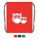 Sáček na přezůvky s potiskem - sova