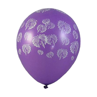 Balón L 30 cm, Ohňostroj / 5ks /