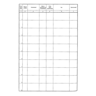 Podací deník A4, 96 listů (31)