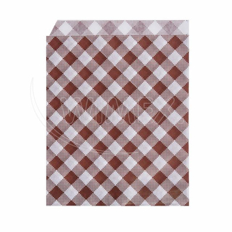 Papírové sáčky KARO 14 x 19 cm (500 ks)