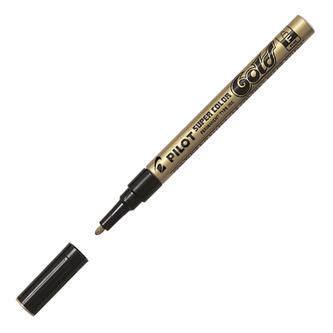 Permanentný popisovač PILOT Super Color tenký - zlatý