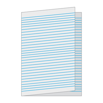 Dvojhárky linkované A3 (250 ks)