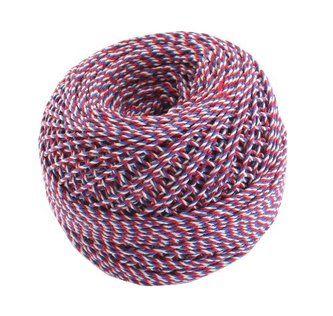 Niť trikolóra bílá/modrá/červená 100 g