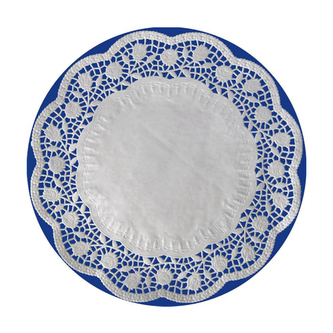 Krajky dekor. kulaté 16 cm (100 ks v bal.)