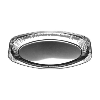 Podnos Alu oválný 44,5 x 29,5 cm 60 ks