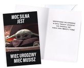 Karnet Urodziny Star Wars Baby Yoda