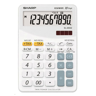 Kalkulačka stolní, "EL-M332" 10 místný displej, SHARP