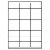 Etikety VICTORIA A4 / 100 ks, 70x35 - 24 etiket, bílé