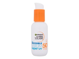 Garnier Ambre Solaire Opalovací přípravek na obličej Super UV Invisible Serum 30 ml SPF50+ unisex