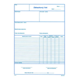 Zakázkový list A4, 100 listů (162)