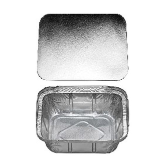 Miska hranatá ALU 560 ml včetně víčka 5ks