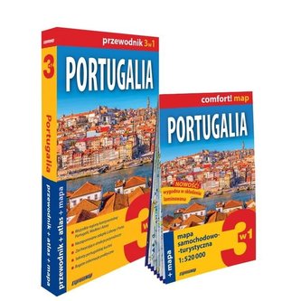Portugalia 3w1: przewodnik + atlas + mapa Portugalia 3w1: przewodnik + atlas + mapa