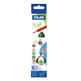 Pastelky MILAN trojhranné 6 ks