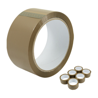 Lepicí páska 48mm x 66m - hnědá 38 mic