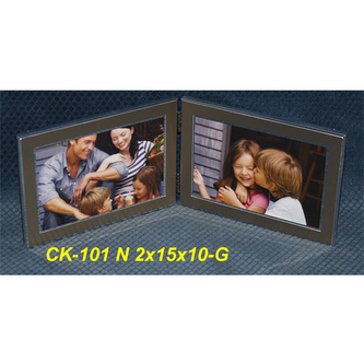Fotorámček 10x15 cm 2x, CK-101 G
