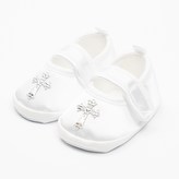 Kojenecké saténové capáčky ke křtu New Baby 6-12 m - velikost 6-12 m