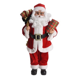 Figurka - Santa Claus bílo-červený 80 cm Figurka - Santa Claus bílo-červený 80 cm
