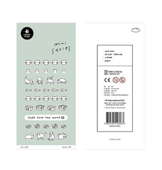 Mini nálepky Kočky