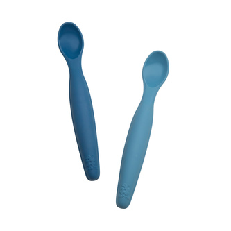 Set dlouhých silikonových lžic, Vintage Blue