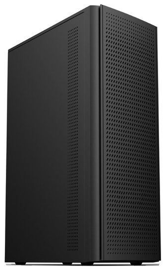 CRONO skříň Mini Tower DM2/ bez zdroje/ bez ventilátorů/ 2x USB 1.1/ černý