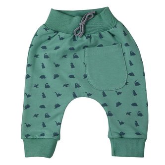 Kojenecké tepláčky Koala Dinosaur zelená - velikost 80 (9-12m)