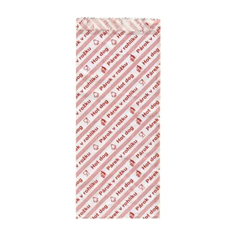 Kapsy na párek v rohlíku 8 +3,5 x 20 cm (300 ks)