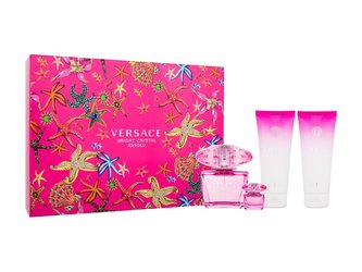 Versace Bright Crystal parfémovaná voda 90 ml + sprchový gel 100 ml + parfémovaná voda 5 ml + tělové mléko 100 ml