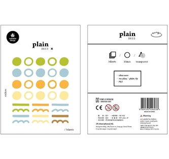 Naklejki Znaczniki #67 Geo PET 3 ark.