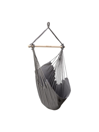 Nils camp - Tmavé šedé brazilské křeslo NC0033