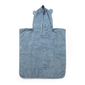 Poncho s kapucí froté, Powder Blue