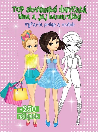 Top slovenské dievčatá Nina a jej kamarátky + 250 nálepiek