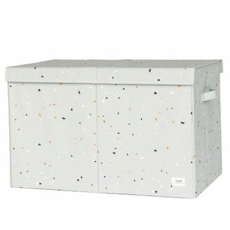 3 SPROUTS Truhla na hračky Recycled Terrazzo/Green 3 SPROUTS Truhla na hračky Recycled Terrazzo/Green