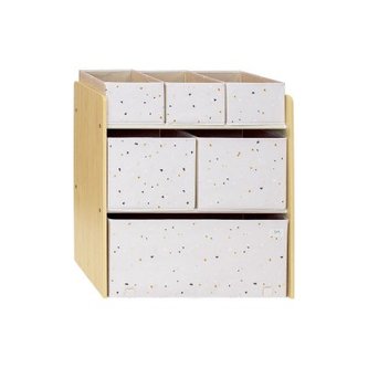 3 SPROUTS Organizér na hračky Recycled Terrazzo/Palest Pink 3 SPROUTS Organizér na hračky Recycled Terrazzo/Palest Pink