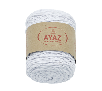 Příze PAMUK MAKREME - bílá - 250g / 150 m