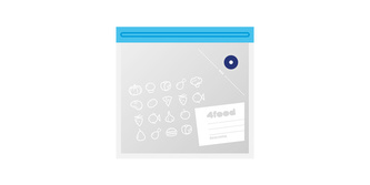 TESCOMA Vakuovací sáčky uzavíratelné 4FOOD  21 x 22 cm, 10 ks