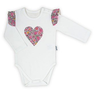 Kojenecké body s dlouhým rukávem Nicol Lea - velikost 74 (6-9m)