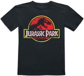 Pánské tričko Jurassic Park|Jurský park: Logo (XL) černá bavlna