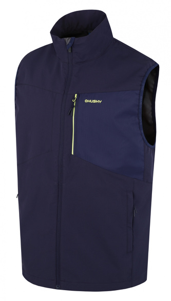 Pánská softshell vesta Salien M dk. blue - M