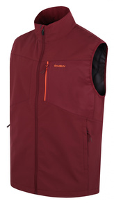 Pánská softshell vesta Salien M bordo - XL