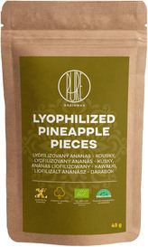 BrainMax Pure Lyofilizovaný ananas, kousky, BIO 45 g