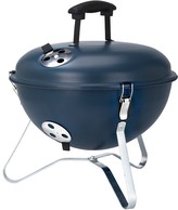 Přenosný gril na dřevěné uhlí s víkem 37 cm tmavě modrá