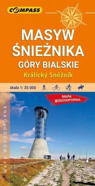 Mapa tur - Masyw Śnieżnika, Góry Bialskie 1:35 000 Mapa tur - Masyw Śnieżnika, Góry Bialskie 1:35 000