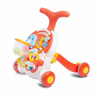 Dětské hrající edukační chodítko 2v1 Toyz Spark orange