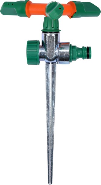 Zavlažovač 1/2" tříramenný se zinkovým bodcem