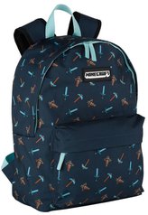 Batoh Minecraft: Pica Pica (objem 17 litrů|30 x 40 x 14 cm) modrá tkanina