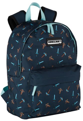 Batoh Minecraft: Pica Pica (objem 17 litrů|30 x 40 x 14 cm) modrá tkanina