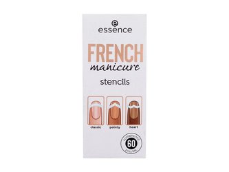 Essence French Manicure Manikúra Stencils 60 ks 01 Walk The Line pro ženy