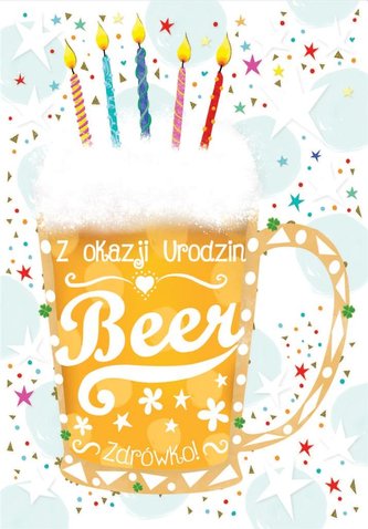 Kartka okolicznościowa Urodziny