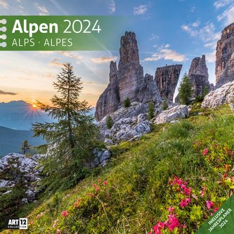 Alpen Kalender 2024 - 30x30