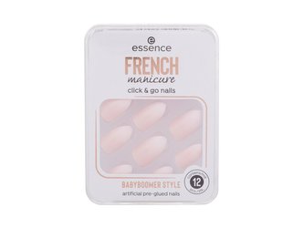 Essence French Manicure Manikúra Click & Go Nails 12 ks 02 Babyboomer pro ženy